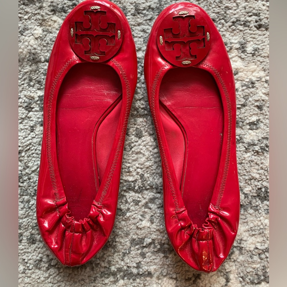 Tory Burch Red Size 9 Flats Ballet